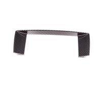 Cubierta moldura interior Compatible Con Jaguar Para XJ 2010-2016 Pegatinas Cubierta Moldura Marco Decoración Consola Central Navegación Coche Accesorios Interiores(Black2)