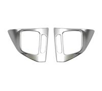 Cubierta moldura interior Compatible Con VW Para Eos 2010-2016 Para Tiguan 2011-2016 Para Jetta 2012-2014 Coche Volante Panel Pegatina Moldura Cubierta(Silver)