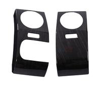 Cubierta Moldura Panel Instrumentos Control Central Coche Accesorios Marco Decorativo Interior Grano Madera Negro Para Land Para Rover Para Discovery 4 LR4 2010-2016
