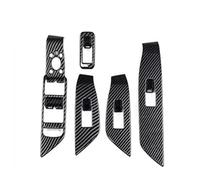 Cubierta Moldura Para A4 Para A5 Panel Engranajes Control Central Coche Modificación Interior Cambio Marchas Marco Decorativo Pegatina ABS Fibra Carbono