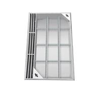 Cubierta multifuncional para tanque séptico y rejilla de drenaje al aire libre, 40 x 60 x 5 cm / 16x24x2in, ideal para centros comerciales y lugares escénicos, solución versátil