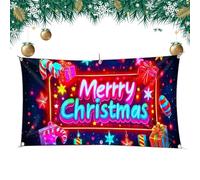 Cubierta Navideña Para Puerta De Garaje: Telón De Fondo Visual En 3D, Decoración De Fachada Navideña, Exhibición Impermeable, Celebración De Invierno En Interiores Y Exteriores | Porche, Hogar