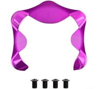 Cubierta neumática plateada para manivela R7000 R7100 | Construcción de aleación, sello antipolvo hermético, se adapta a R7000/R7100, elegante acabado negro, incluye 4 tornillos
