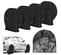 Cubierta Neumático,4 Piezas 27"-29" Impermeable Funda para Neumáticos Coche,Cubiertas De Neumáticos,Funda Neumáticos para Vehículos,Caravanas,Autocaravanas,Remolques,Camiones