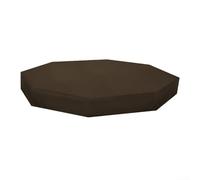 Cubierta octogonal para arenero de alta calidad, material 210D, a prueba de polvo, tapa impermeable para jardín, caja de arena, seguridad para niños, gris (café)