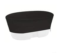 Cubierta ovalada impermeable para tanque con borde inferior elástico, tela Oxford con revestimiento de poliuretano, protege los recipientes de agua de hojas, polvo y basura al aire libre (135 x 79 x