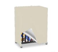 Cubierta Oxford 210D para bastidor de baloncesto, resistente a la intemperie, protector de equipo deportivo al aire libre con rejillas de ventilación transpirables, estante de almacenamiento de bolas