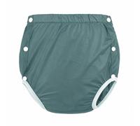Cubierta Pañal con Broches Impermeable, Gris, size to 4 | Lavable, Cubrepañal Tipo Braga, para Viajes