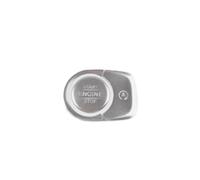 Cubierta Panel Cambio Marchas Consola Central Para Benz Para GLE Para W167 Para GLS G Para Clase 2019-2020 Accesorios El Coche Consola Central Una Llave Iniciar Botones Lentejuelas(Silver)