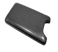 Cubierta Panel Consola Central Para Toyota Para Bz4x 2022 2023 Interior Automotriz Fibra Carbono Copa Drenaje Trasero Marco Volante Decorativo Embellecedoras(Armrest cover)