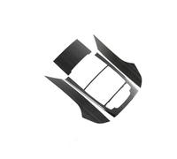 Cubierta Panel Embellecedoras para A6 C7 2012 2013 2014 2015 2016 2017 2018 Consola Central De Estilo De Coche Marco De Cambio De Marchas Embellecedor Accesorios De Tira Cubierta Panel(Black Brushed)