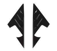 Cubierta panel engranajes Para BMW Serie 3 G20 2020-2024 ABS Fibra Carbono Espejo Retrovisor Para Coche Alerón Triangular Moldura Cubierta Marco Pegatinas(Negro)