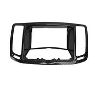 Cubierta panel engranajes Para G37 2008-2013 Consola Salpicaro Coche Cubierta Navegación Molduras Marcos Negro Textura Fibra Carbono Estilo ABS Fit