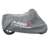 Cubierta Paño Moto Protector contra Polvo Scooter Yamaha Suzuki Honda Gris L
