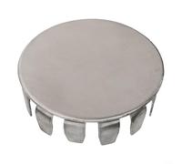 Cubierta para agujero de grifo de fregadero de cocina, 1 paquete de placa ciega de acero inoxidable, disco de acabado cepillado mate para agujeros de 0.2 a 0.6 pulgadas, accesorio fácil de instalar