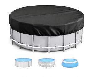 Cubierta para Alberca para Coleman Power Steel Swim Vista II 18ft | Oxford con capa interior; Ayuda a apartar residuos; Para albercas entre usos
