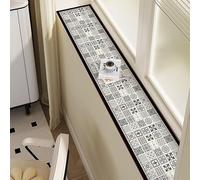 Cubierta para alféizar de ventana, protector de repisa de ventana, superficie antideslizante de doble cara, cubre imperfecciones, protector de alféizar de ventana(E,12 * 78.7in)