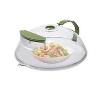 Cubierta para alimentos para microondas: tapa protectora contra salpicaduras resistente al calor, diseño de ventilación de vapor sin BPA, protector de cocina plegable | Protección de calefacción limpi