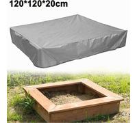 Cubierta para arenero, toldo impermeable y a prueba de polvo para arenero infantil al aire libre, lámina protectora de PE duradera para uso e