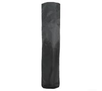 Cubierta para aspiradora, 420D Oxford cubierta protectora antipolvo 38x130cm impermeable bolsa de almacenamiento gris beige café negro para vertical para aspirador (negro)