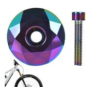 Cubierta para Auriculares, práctica Cubierta para Cuenco de Bicicleta, Tornillo de Perno de vástago de Bicicleta confiable, prácticas de Cuenco de vástago de Bicicleta adecuadas