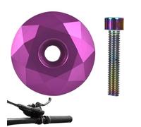 Cubierta para Auriculares, práctica Cubierta para Cuenco de Bicicleta, Tornillo de Perno de vástago de Bicicleta confiable, prácticas de Cuenco de vástago de Bicicleta adecuadas