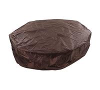 Cubierta para Bañera de Hidromasaje, Impermeable, para Exteriores, Portátil, para Patio, Redonda, Inflable, para Bañera de Hidromasaje, Cubierta Protectora para SPA, para Bañera, (Marrón)