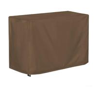 Cubierta para barbacoa resistente a la intemperie, 102 x 61 x 82 cm (café) | Función de cordón inferior, hebillas estables, resistente al viento, se mantiene firme en caso de tormenta