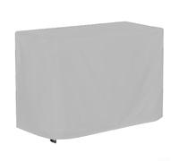 Cubierta para barbacoa resistente a la intemperie, 102 x 61 x 82 cm (gris) | Función de cordón inferior, hebillas estables, resistente al viento, se mantiene firme en caso de tormenta
