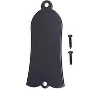 Cubierta para barra de guitarra estilo campana, 2 agujeros de metal con tornillos, ajuste en forma de campana para piezas de guitarra estilo Les Paul LP SG (negro)