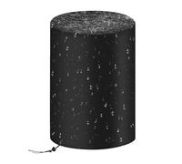 Cubierta para Barril de Lluvia 200L - Funda Cubretoneles Con Cordón Ajustable | Protección Ajustable Contra Polvo Y Nieve Para Equipos De Jardín Muebles Exteriores Senderos Y Patio