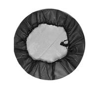 Cubierta para barril de lluvia, red ajustable con cordón para barriles de agua de lluvia, hojas y suciedad, cubierta de poliéster negro, apta para barriles con un diámetro de 60 cm, 90 C