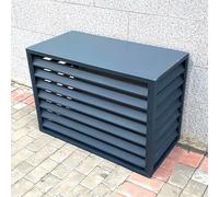 Cubierta para Bomba de Calor aerotérmica Exterior: Cubierta Protectora de Aluminio Resistente para Unidad de Aire Acondicionado, Protege contra Hojas caídas, Viento y Lluvia, Cubierta protec