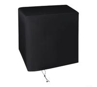 Cubierta para bomba de piscina resistente a la intemperie, 68 x 68 cm | Se adapta a Intex para Krystal Clear, tela Oxford 210D, resistente a los rayos UV, color negro, escudo contra el polvo y los