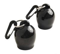 Cubierta para boquilla de regulador de buceo, paquete de 2 unidades, PVC con almacenamiento seguro para aventuras higiénicas de buceo (negro)