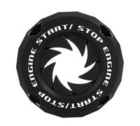 Cubierta para botón de arranque del motor, cubierta de botón de presión para coche, pulsa para accesorios | Elegante tiburón protector de ignición pegatinas para rueda tablero parachoques joystick FOB