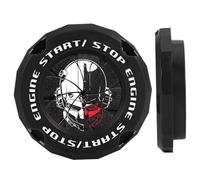 Cubierta para botón de arranque del motor del coche, cubierta para botón de arranque giratorio | Llave de encendido de motocicleta, botón decorativo resistente a los arañazos