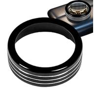 Cubierta para botón de arranque para coche, anillo decorativo de aleación de aluminio para botón de arranque de coche, funda protectora para botón de encendido para mujeres