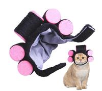 Cubierta para cabeza de mascota, peluca de rizado, peluca de cosplay de gato, pelucas de perro, disfraz de gato, pelucas rizadas para fotos, suministros de fiesta, Halloween, festival de Navidad