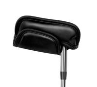 Cubierta para cabeza de putter de hoja de golf, cierre magnético, protector de palo de golf, ajuste ligero para Scotty Cameron Taylormade (piel sintética negra)