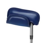 Cubierta para cabeza de putter de hoja de golf, cierre magnético, protector de palo de golf, ajuste ligero para Scotty Cameron Taylormade (piel sintética azul oscuro)