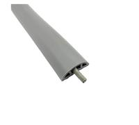 Cubierta para Cables, Cubierta de canaleta de Cables de PVC de 1 Metro for Cables de Suelo y Pared en Multicolor(D30 Gray)