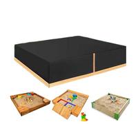 Cubierta para caja de arena - 210D tela Oxford impermeable cubierta de pozo de arena, cubierta protectora para patio, patio trasero, jardín, patio al aire libre y exterior