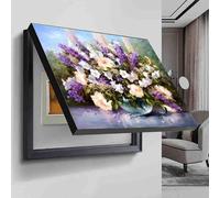 Cubierta para Caja de fusibles, Cubierta Decorativa para Panel eléctrico, medidor Oculto, Caja de medidor eléctrico, Decorativa para Montar en la Pared de su hogar, 01,70 x 50 cm