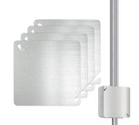 Cubierta para caja de instalación eléctrica, 4 piezas de metal de seguridad