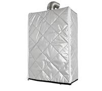 Cubierta Para Calentador De Agua Sin Tanque - Manta Impermeable Para Calentador De Agua Sin Tanque | Protector Aislado A Prueba De Polvo Para Electrodomésticos Con Cremalleras Para El Invierno (S)