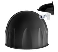 Cubierta para cámara de protección solar, soporte para techo de protección contra la intemperie, cubierta para cámara de seguridad con inserto de montaje en pared, interior y exterior, instalación de