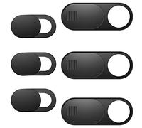 Cubierta para cámara web, diapositiva de la cubierta de la cámara, paquete de 6 fundas para cámara web ultra delgadas para portátil, escritorio, PC, tableta, smartphone, protege tu privacidad y