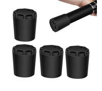 Cubierta para cañas de pescar - 1,26 x 1,57 pulgadas de silicona | 4 protectores flexibles resistentes al calor - Diámetro de la cola mantiene las cañas de pescar seguras y secas - Ideal para