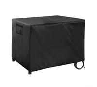 Cubierta para carrito de comedor al aire libre para mesas de barbacoa y estaciones de preparación de alimentos con revestimiento de PVC impermeable y correas de hebilla ajustables (55 x 19 x 36